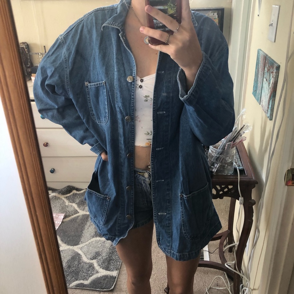 Jean jacket!!💫🌻